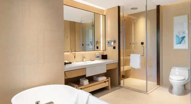 Standaard kamer uitzicht op de rivier Suining Marriott Hotel