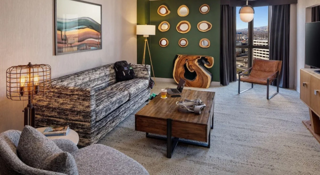 1 soveværelse i standard- værelse Whitney Peak Hotel Reno, Tapestry Collection by Hilton