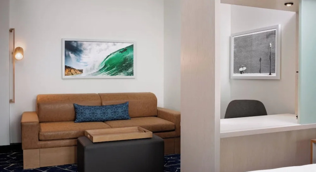 Двухместный номер Standard с балконом и с видом на город SpringHill Suites by Marriott Oceanside Beach