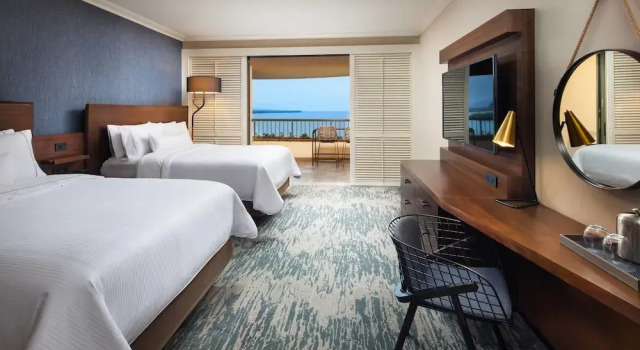 Номер Premier с балконом и с видом на океан The Westin Hapuna Beach Resort