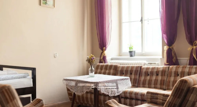 Кровать в общем номере Hostel Fléda