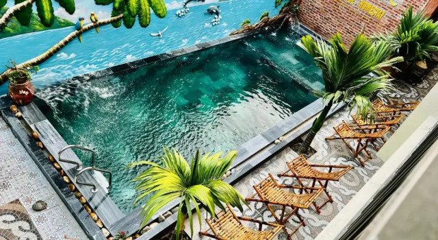 Семейный люкс с балконом Tam Coc Paradise Homestay