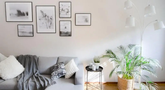 Comfort 3-room apartment with a workplace near the wood