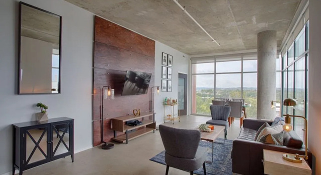 Gaze at Sprawling Green Vistas Through Walls of Windows, Prenota Hotel Nashville Tennessee