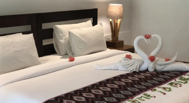 Коттедж Deluxe c 1 комнатой с балконом и с видом на сад Murex Dive Resort