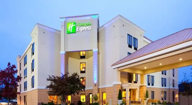 Кровать в общем номере Holiday Inn Express Durham by IHG