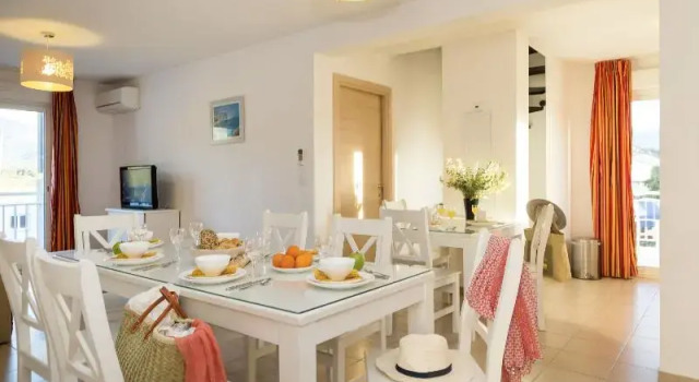 Кровать в общем номере Résidence Odalys Casa dOrinaju