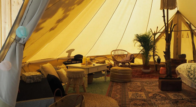 Bohème glamping expérience, Rezervasyon Kamp Alanı Berson Gironde
