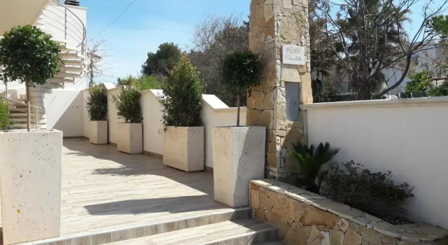 Camera doppia Deluxe con balcone e con vista mare B&B Punta Stilo