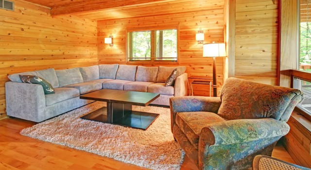 Tree House, Book Feriehus Sommerhuse i Saugatuck, Hytte