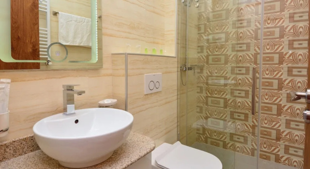 Трёхместный номер Standard с балконом и с видом на горы Hotel King David Bakuriani Mountain View