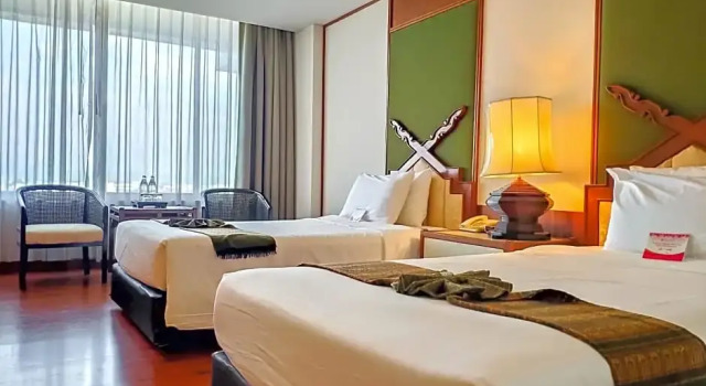 Двухместный номер Deluxe с красивым видом из окна Chiang Mai Orchid Hotel