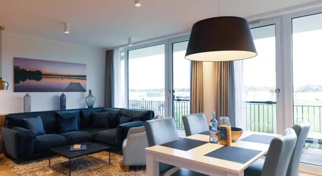Люкс с видом на озеро Maremüritz Yachthafen Resort