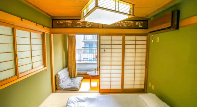 Апартаменты с 2 комнатами Shinsaibashi Qilv Apartments