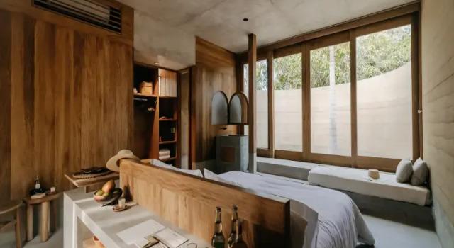 Трёхместный номер Deluxe с видом на бассейн Salara Boutique Hotel & Villas Todos Santos
