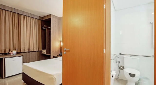 Двухместный номер Standard с красивым видом из окна Slim Hotel Curitiba Av das Torres
