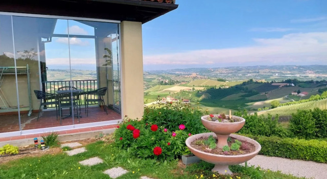 Люкс Deluxe с балконом Villa Bellavista Alba, B&B