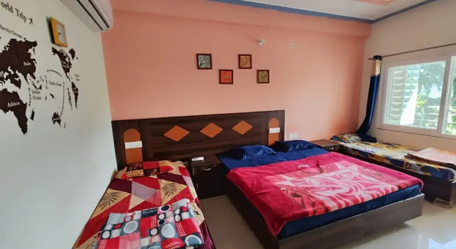 Люкс Deluxe Goroomgo Naturevilla Cafe & Homestay Rishikesh