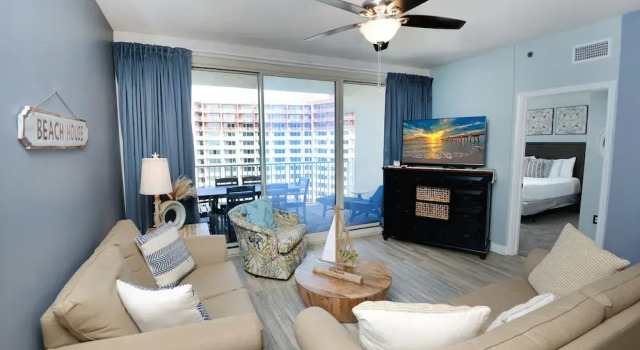 Shores Of Panama 1928 3 Bedroom Condo, Забронировать Отель Панама-Сити Панхэндл Флорида, рядом с Загородный клуб "Сигнал Хилл"