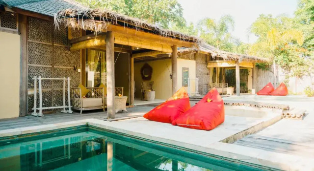 Вилла с 2 комнатами Les Villas Ottalia Yoga & Diving, Gili Meno
