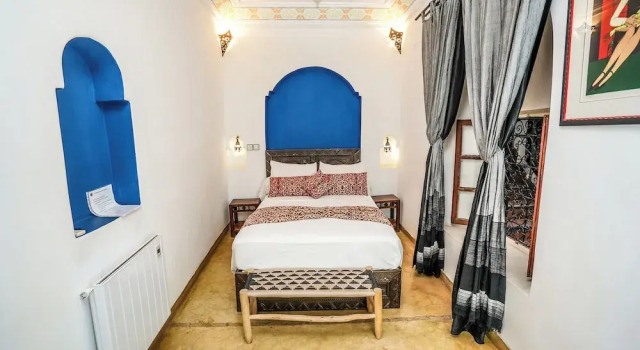 Двухместный семейный номер Standard Riad LE DROMADAIRE BLEU by Weekome