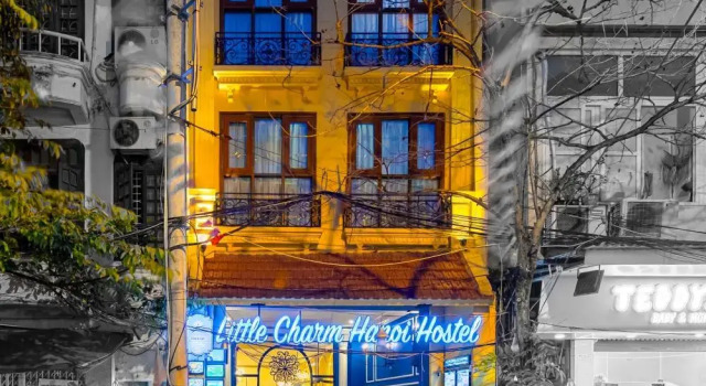 Кровать в общем номере Little Charm Hanoi Hostel