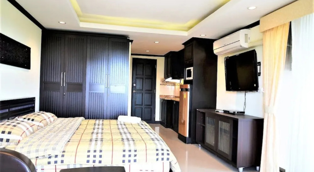 Corner Studio 47 sq m Apartment at Angket, Забронировать Апартаменты/квартира Центральная Паттайя Паттайя