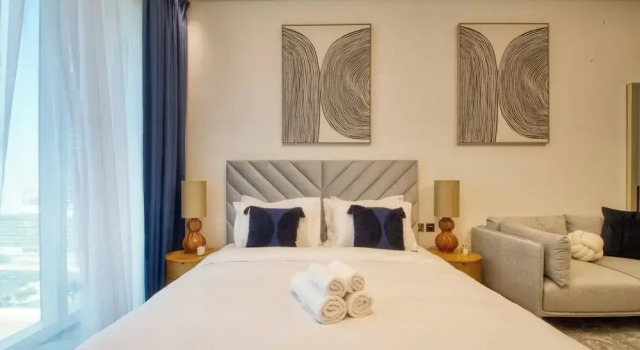 Elegant studio in Me Do Re Tower, Забронировать Апартаменты/квартира Апартаменты Эмирата Дубая, рядом с Dubai Marina Yacht Club, Апартаменты/квартира