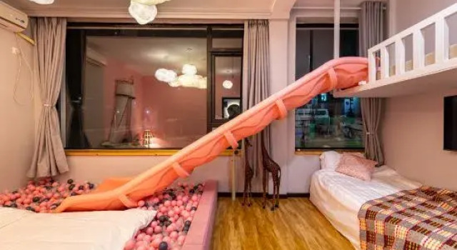 Кровать в общем номере Beijing Water Source Confession Homestay
