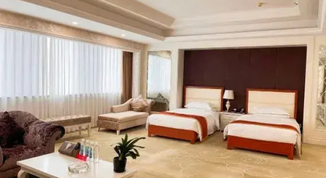 Кровать в общем номере International Academic Exchange Center (Yuntang Campus Hotel, CSUST)