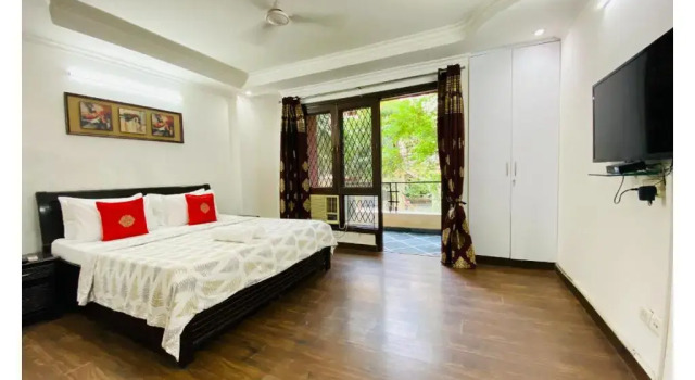 BluO Modern 1BHK - N Block Market Greater Kailash, Забронировать Апартаменты/квартира Апартаменты Нью-Дели, рядом с LSR College, Апартаменты/квартира