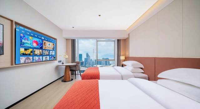Двухместный номер Deluxe Ritz Star City View Residence Pazhou Exhibition Center and Pazhou Metro Station Branch