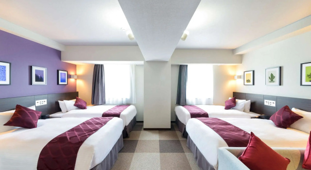 Четырёхместный номер Standard Best Western Plus Hotel Fino Chitose