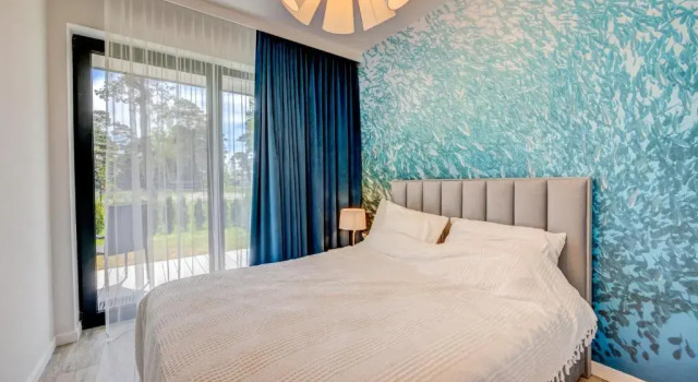 Apartament BlueSun z ogródkiem Rezydencja Niechorze 128, Забронировать Апартаменты/квартира Отели Rewal Coast с парковкой, Парковка