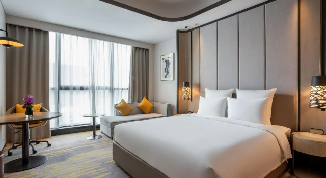 Süper çift kişilik oda Pullman Suzhou Zhonghui