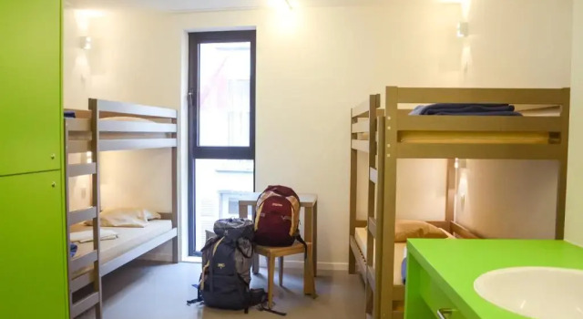 Кровать в общем номере (мужской номер) De Ploate Hostel