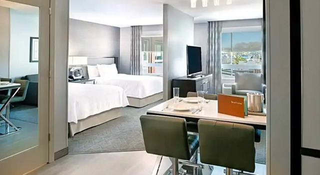 Люкс c 1 комнатой Homewood Suites By Hilton Boston Logan Airport Chelsea