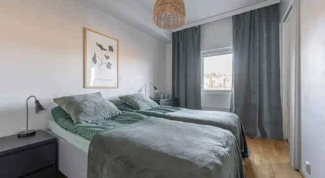 Homelike 1BR Apt. with Sauna & Parking