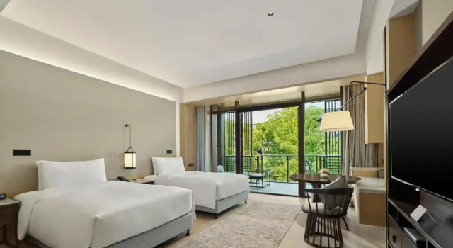 Двухместный номер Executive с видом на сад Hilton Shanghai Songjiang Guangfulin