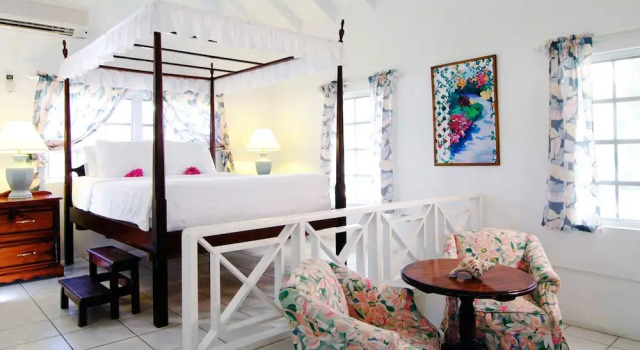 Двухместный номер Deluxe с балконом Oualie Beach Resort