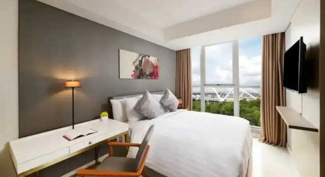 Two-bedrooms, Oakwood Apartments Pik Jakarta, Book Lejlighed Penjaringan Jakarta, nær PIK Avenue