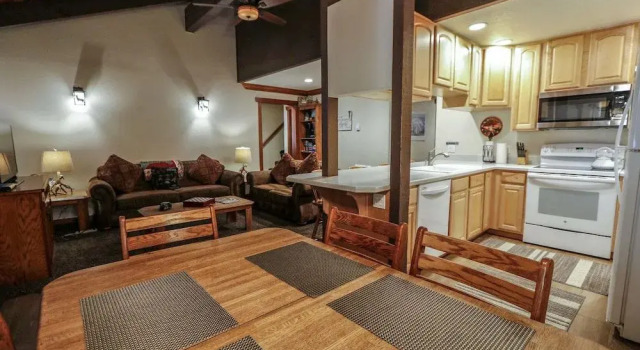 Horizons 4 168 Updated Upstairs Unit with Private Washer Dryer, Walk to Town, On Shuttle Route to Lodges by RedAwning