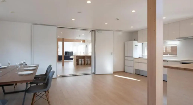 Кровать в общем номере Дуплекс с 6 комнатами Country Resort Niseko
