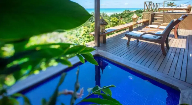 Двухместный люкс с видом на море Hotel Sombra e Água Fresca