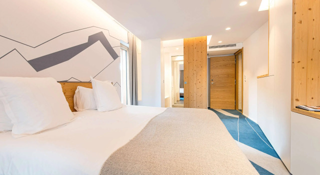 Двухместный номер Deluxe с видом на горы Hotel Chalet Les Saytels, BW Signature Collection