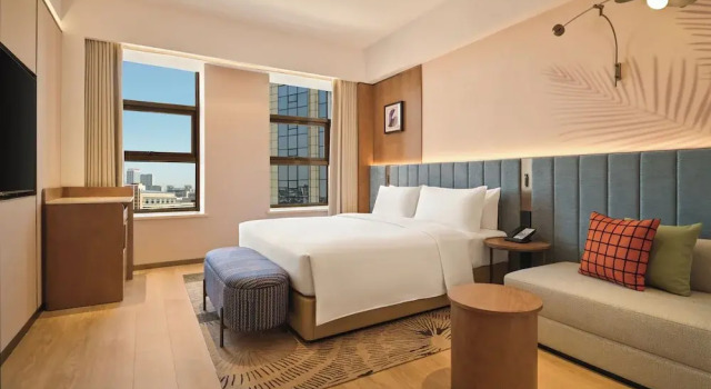 Номер Deluxe Hilton Garden Inn Yingkou Zhanqian