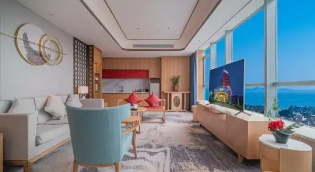 Люкс с видом на море Quanzhou Fu'an International Hotel