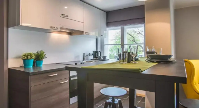 Студия с красивым видом из окна Colonel Suites & Apartments