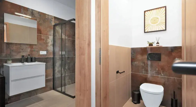 Апартаменты Luxury Fully equipped Apartments with Terraces, Free garage parking, Netflix & AC - by Apartmány Šlapanice cz