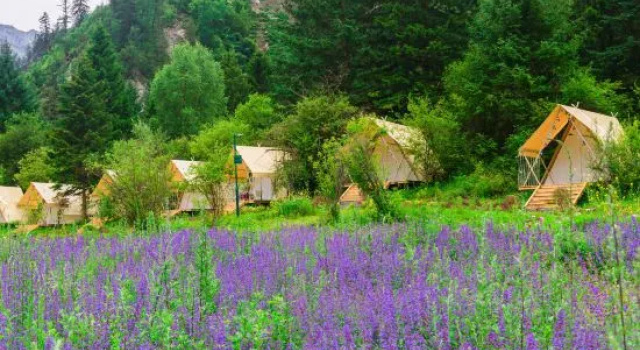 Ganhaizi Forest Camp, Boek Hotel Hotels in Ngawa met parkeren, Parkeren